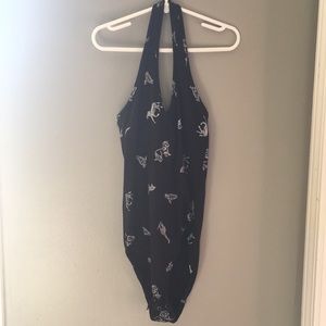 hollister halter body suit